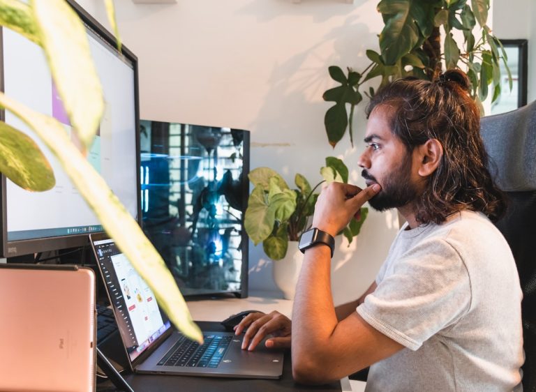 Business owner using Claude to make a safe update to a company website